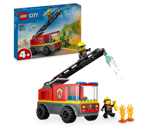 LEGO City 60463 Wóz strażacki z drabiną - 1284122 - zdjęcie 2